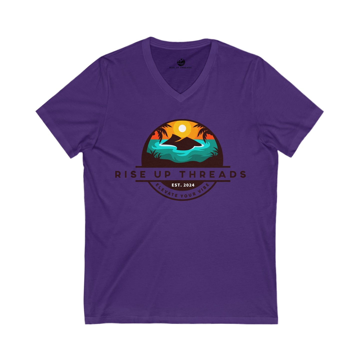 Sunset Coast V-Neck Tee