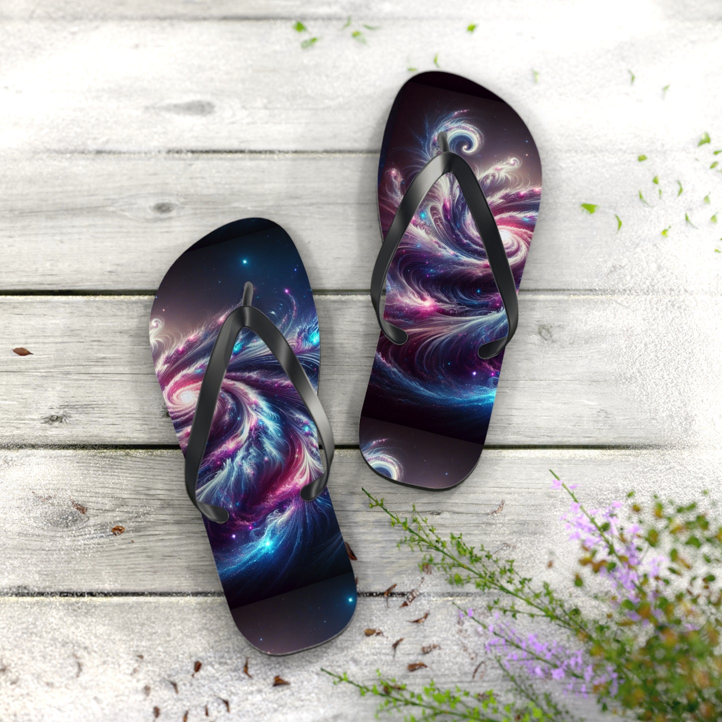 Galactica Flip Flops