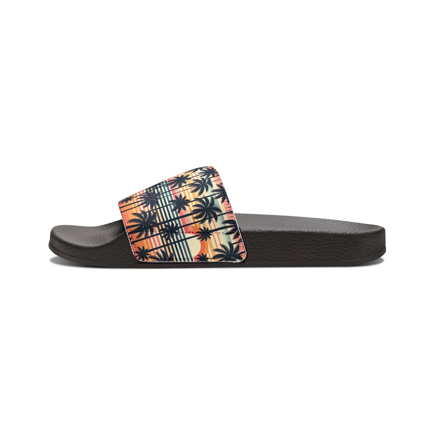 Palm Tree Men's Removable-Strap Sandals