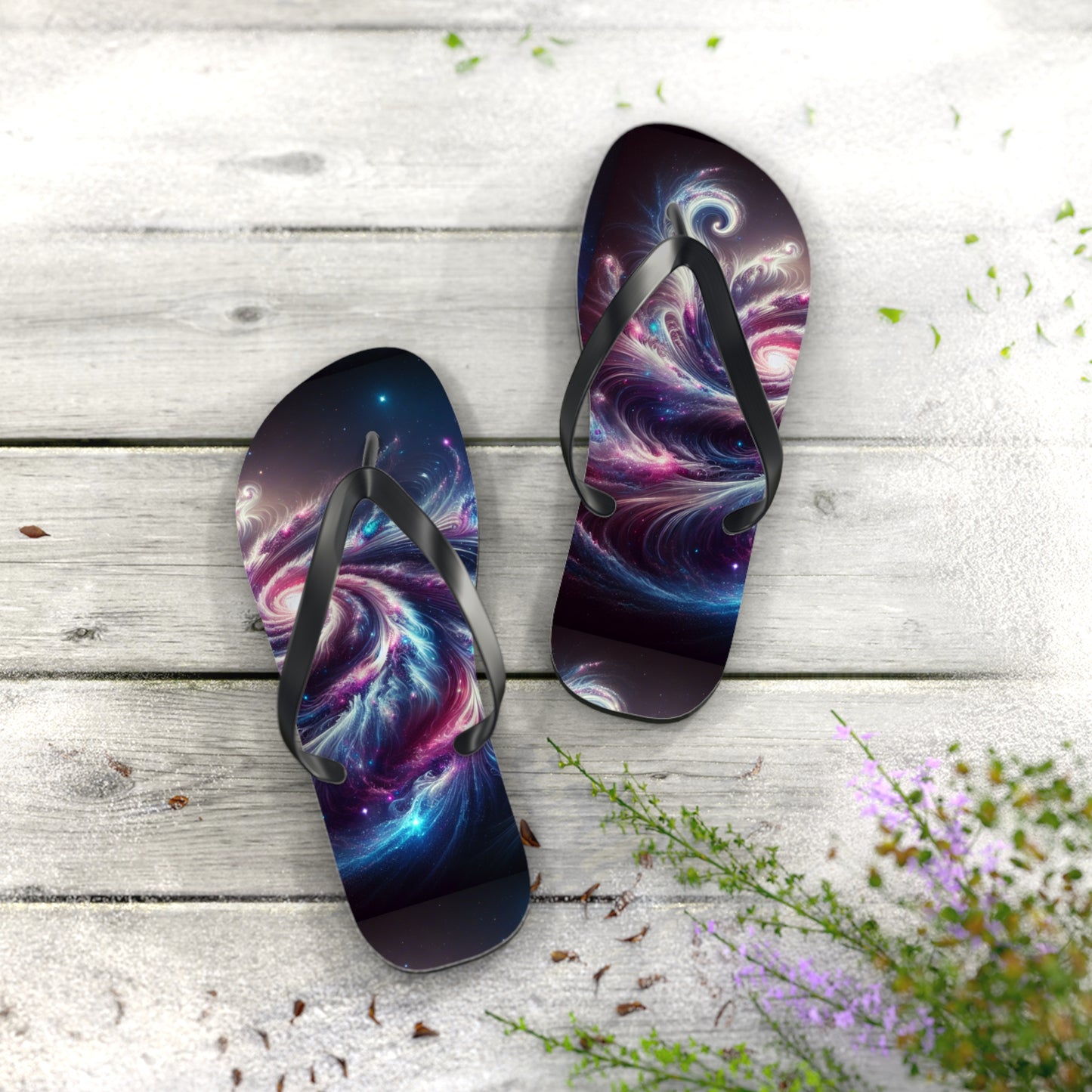 Galactica Flip Flops