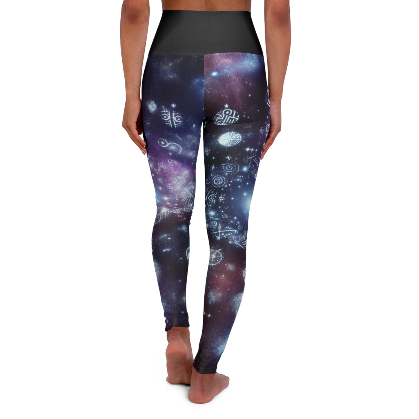 Galaxy High Waisted Yoga Leggings