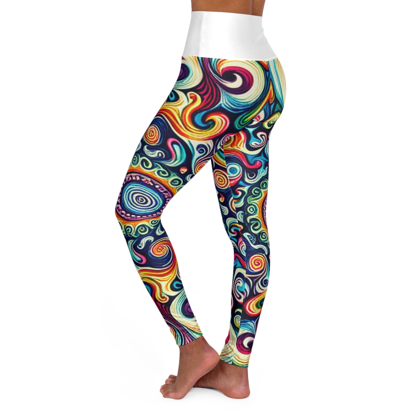 Moon Light High Waisted Yoga Leggings
