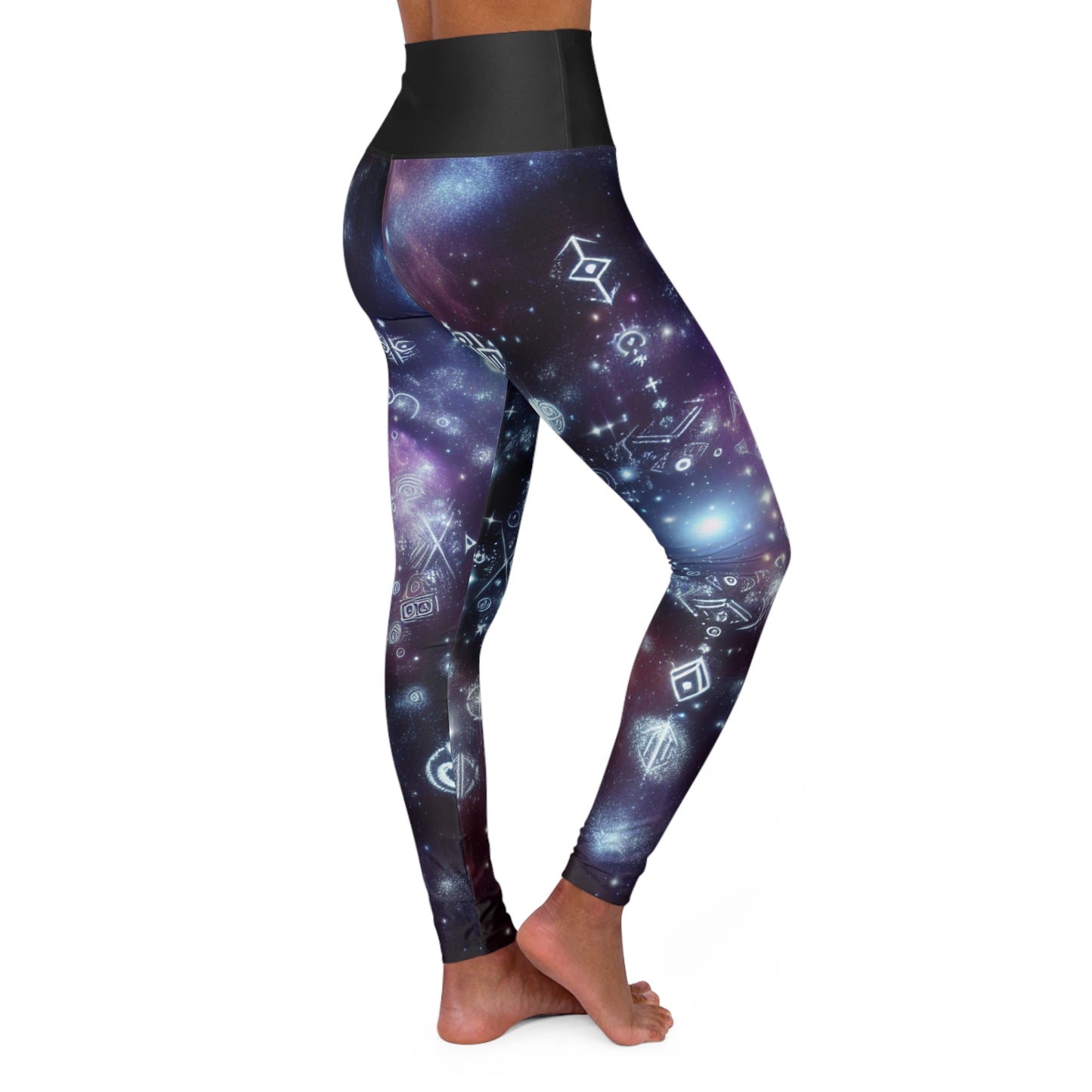 Galaxy High Waisted Yoga Leggings