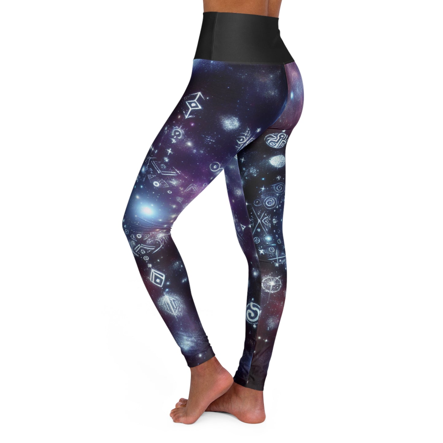 Galaxy High Waisted Yoga Leggings