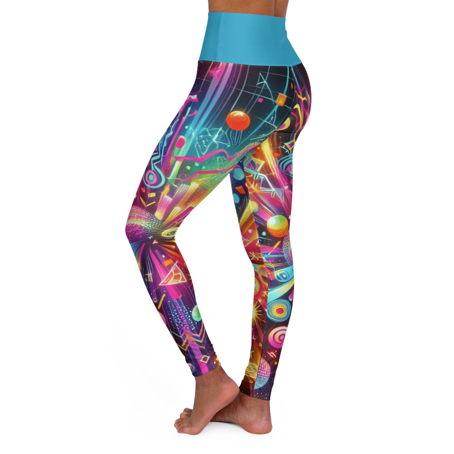 80s High Waisted Yoga Leggings