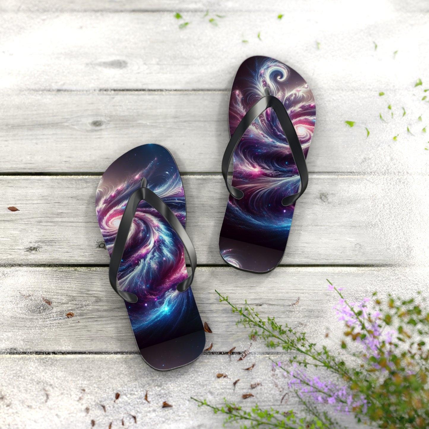 Galactica Flip Flops