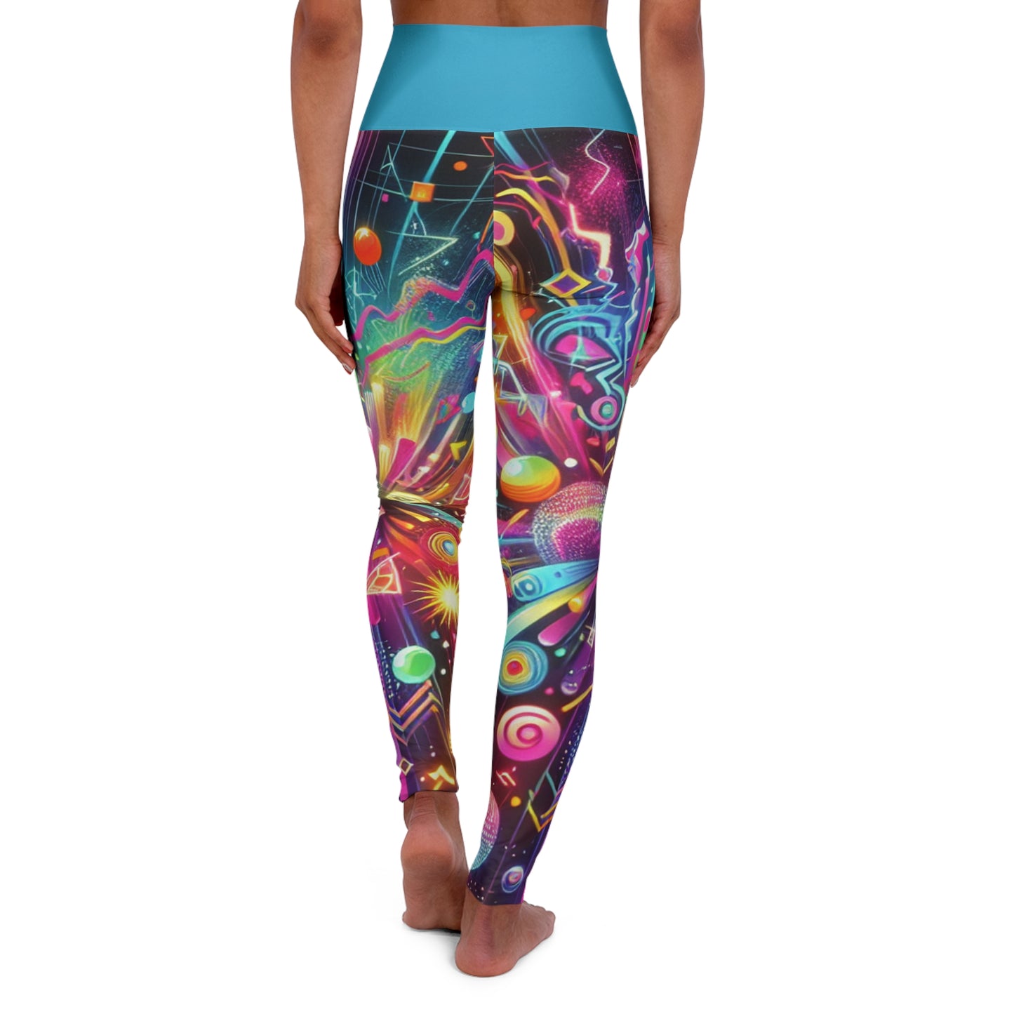 80s High Waisted Yoga Leggings