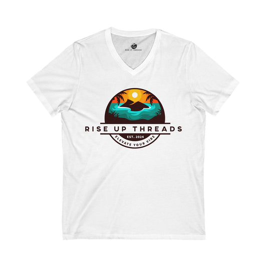 Sunset Coast V-Neck Tee