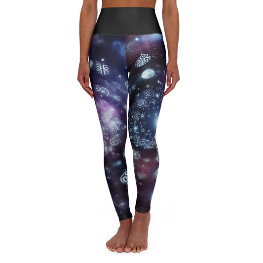 Galaxy High Waisted Yoga Leggings