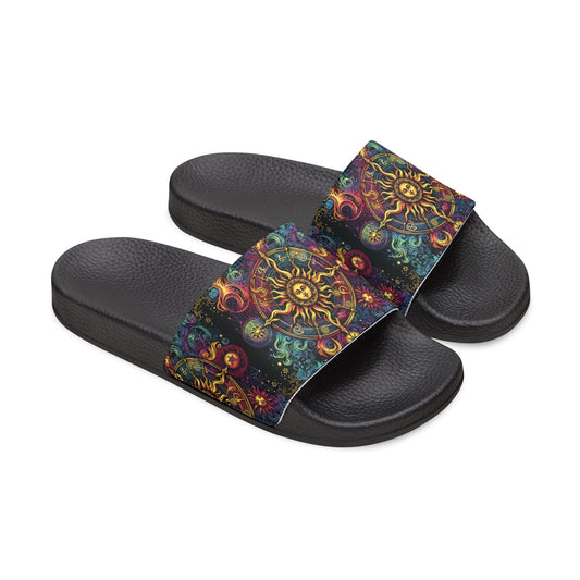 Celestial Sun Men's Removable-Strap Sandals